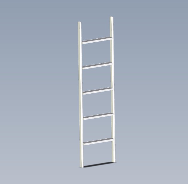 Vertical Bunk Ladder 1235x350mm (revision A04)
