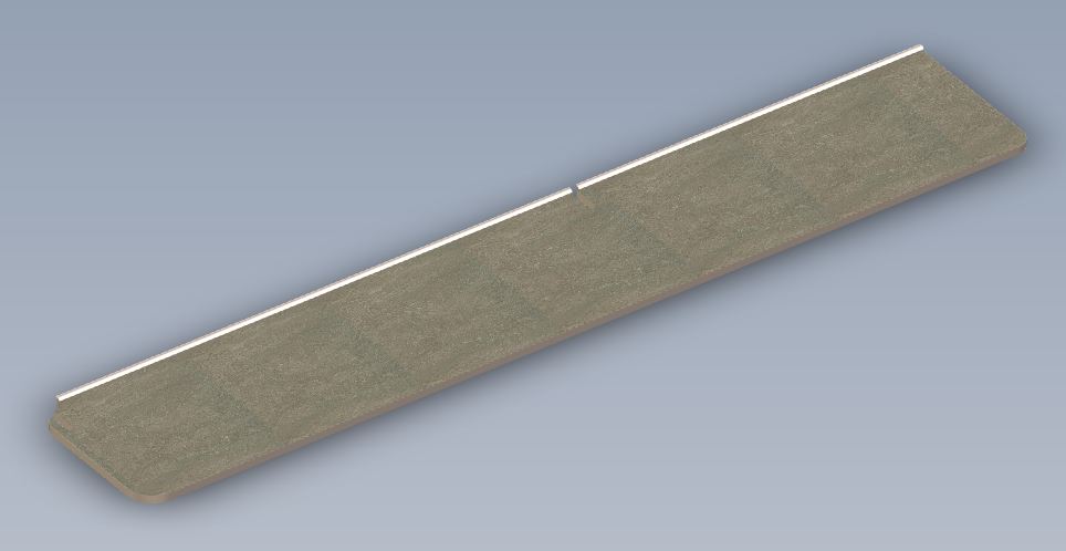 Read more about PG2 Pegasus Grande GT75 Brindisi N/S Front TV Unit Worktop A02 (to suit 12mm full height bunk end) product image