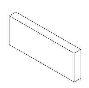 Read more about UN5 STANDARD BEDROOM SLIDING DOOR SPACER 117x45x12mm (TO SUIT 26 SLIDING DOOR) product image