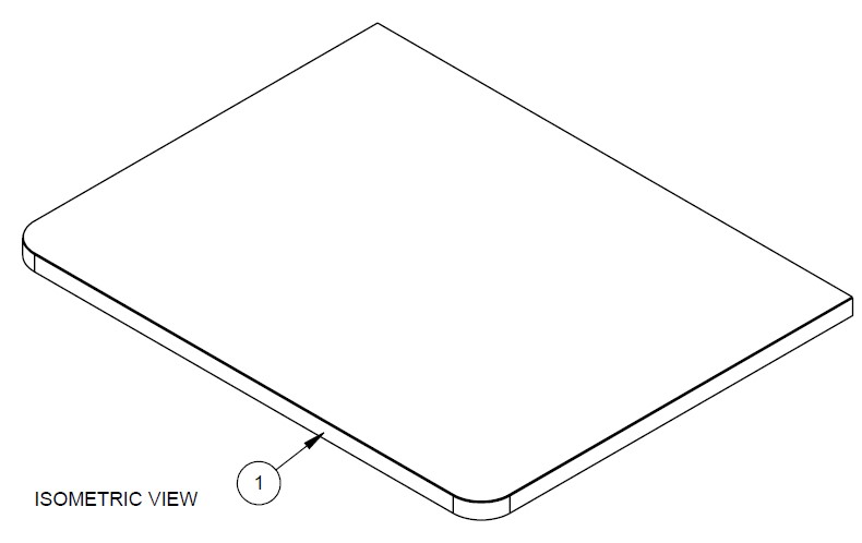 Read more about EV1 Adamo 75-4T Bedroom Step Top - Holly Oak Lino product image
