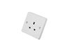 Read more about White 230v Unswitched Mains 3 Pin Socket product image