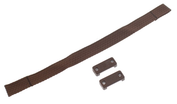 Brown Strap & Brackets Door Retaining 325mm 