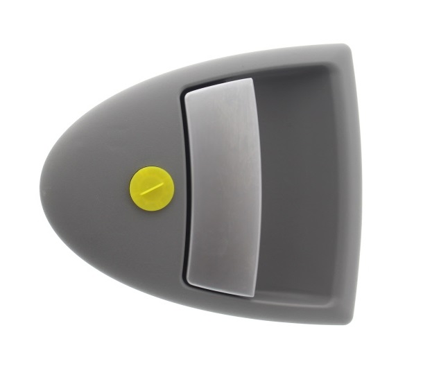 HSC Hartal Grey Outer Exterior Door Lock (FW)