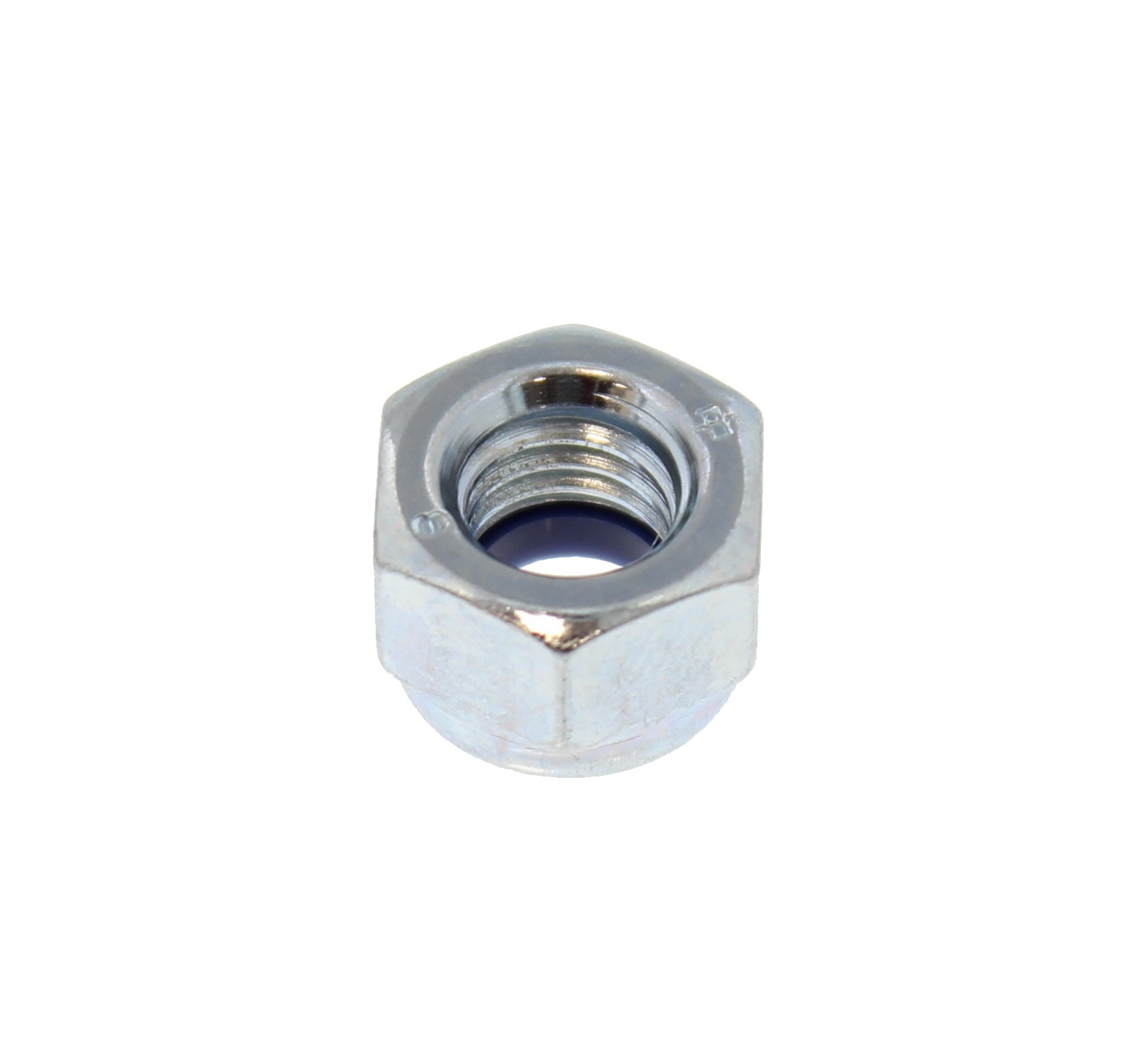M8 Nylon Locking Nut Thick Steel (DIN982)