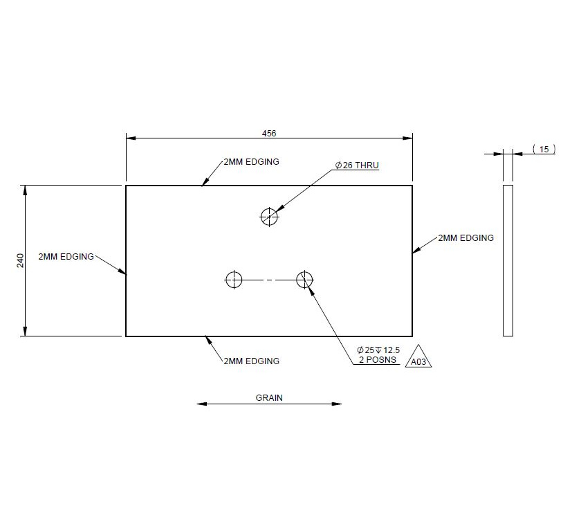 Read more about DY1 STD Kitchen Drawer Face product image