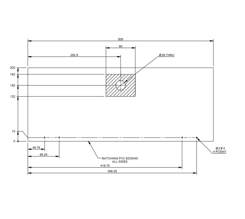 Read more about PS6 Oven Fall Door 505x200x15mm (Revison C01) product image
