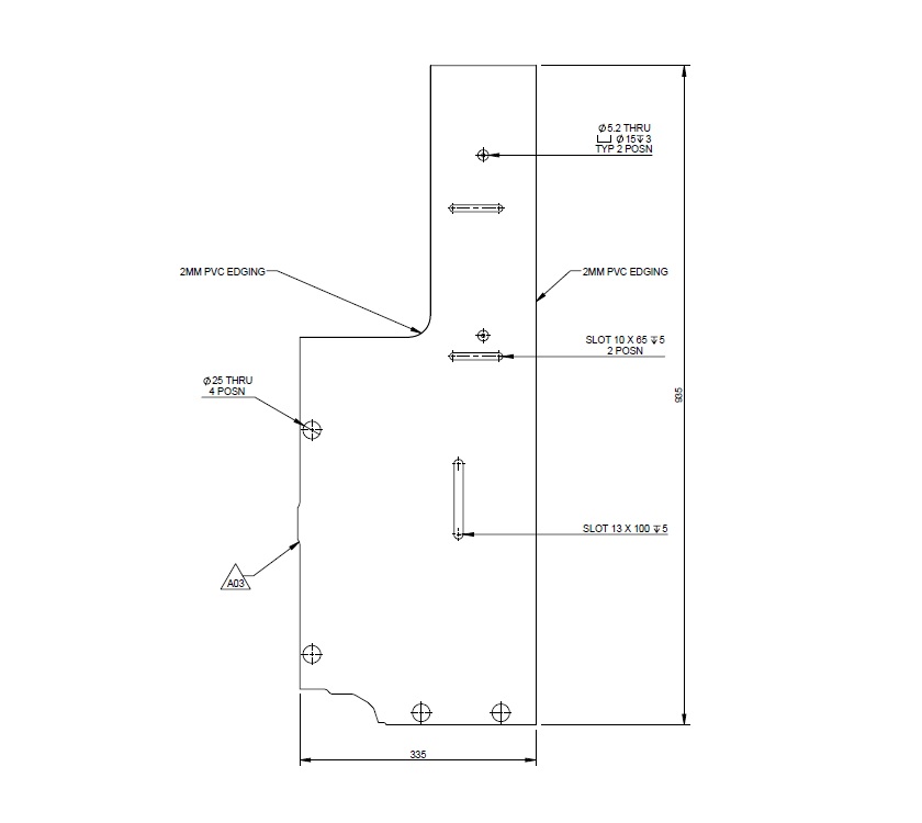 Read more about AG1 Porto Estoril Sideboard R/H End Panel product image