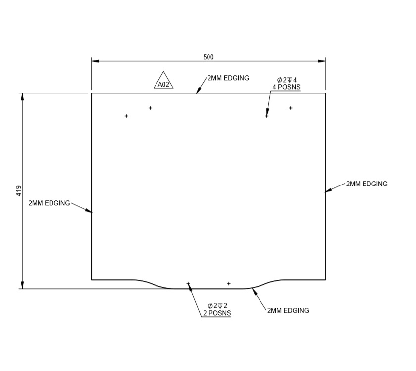 Read more about DY1 D4-4 Kitchen Locker Door product image