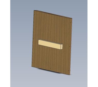 AG1 ESTORIL SIDEBOARD/FRIDGE WINE PANEL 1