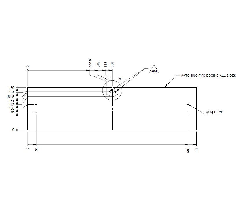 Read more about AH3 Small Kitchen Drawer Face (Revision A04) product image
