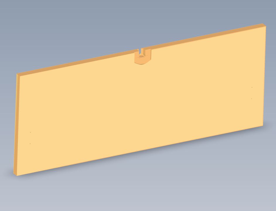 AH3 Kitchen Large Drawer Face 716x280mm (Rev A04)