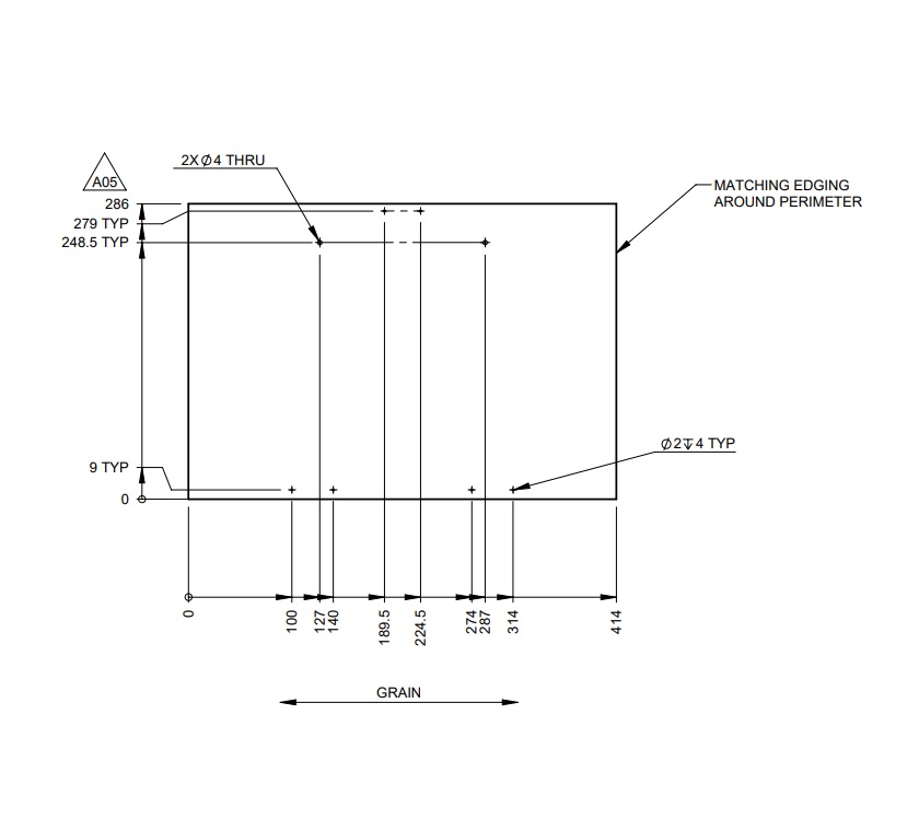 Read more about UN5 STD KITCHEN SLIMLINE FRIDGE LOWER DOOR product image