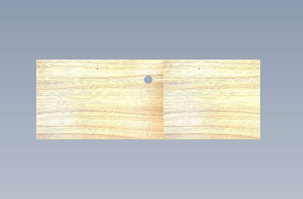 UN5 Kitchen Drawer Front w/ Silver Strip 704mm