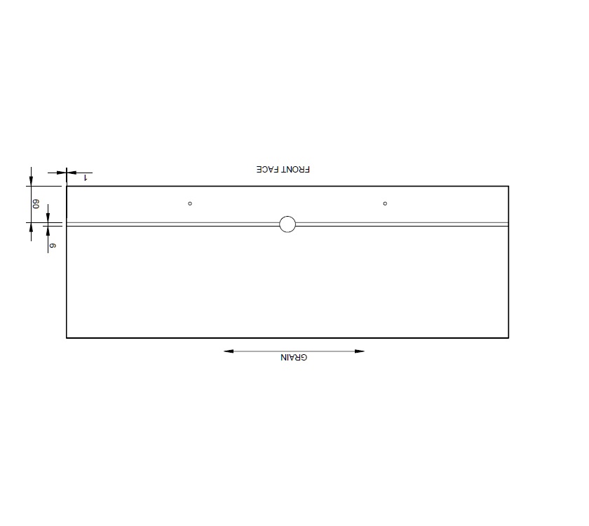 Read more about UN5 Seville Upper Kitchen Drawer Front 726mm product image