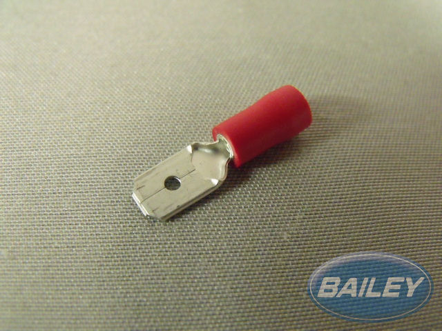 Push-on Terminal 63mm Red Preinsulated