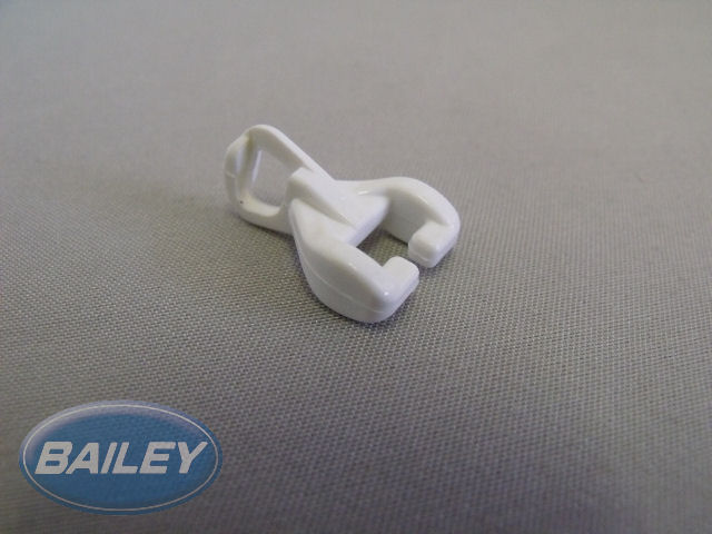 White Curtain Track Glider Prima Leisure