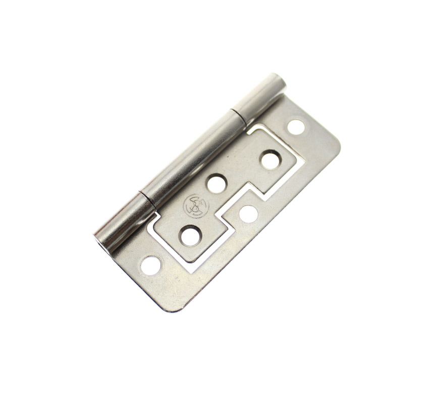 Nickel Flush Hinge 76mm ( Washroom Door )