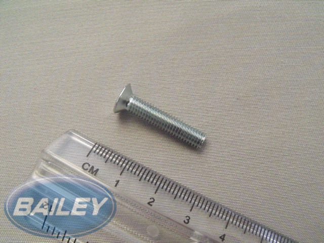 M5 x 25 Csk Crp machine screw bzp(gallery support)