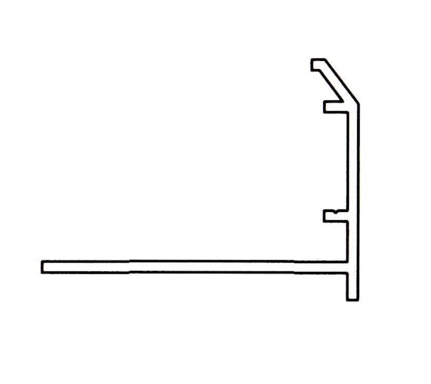 UN3/4 Door Threshold Strip 75 mm
