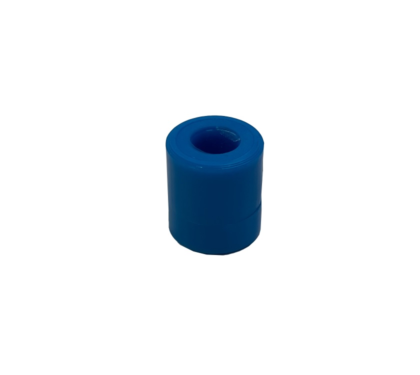 Read more about Round Bulkhead Spacer 17mm Blue (7mm i.d, 15mm o.d) product image