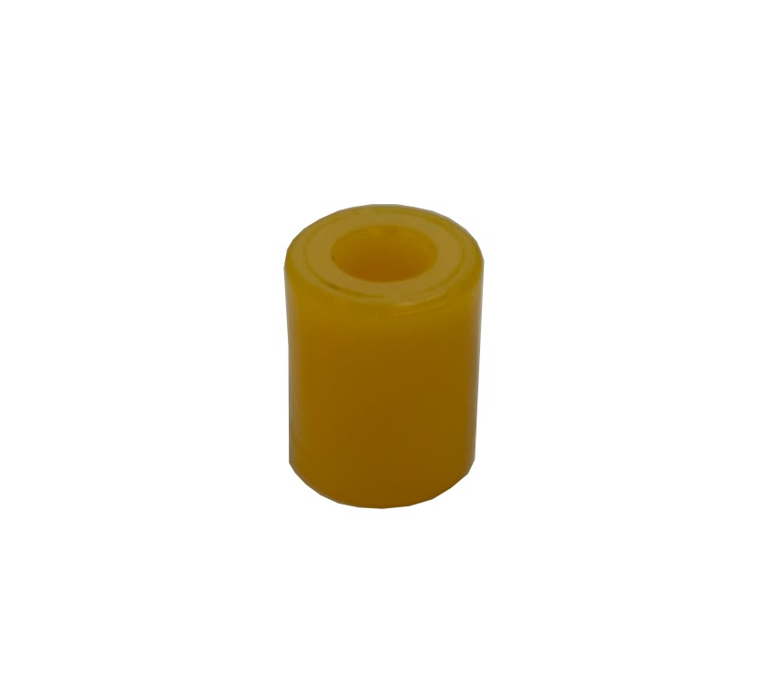 Round Bulkhead Spacer 19mm Yellow (7mm i.d, 15mm o.d)