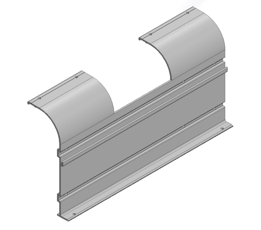 AH2 Wide Awning Bracket White