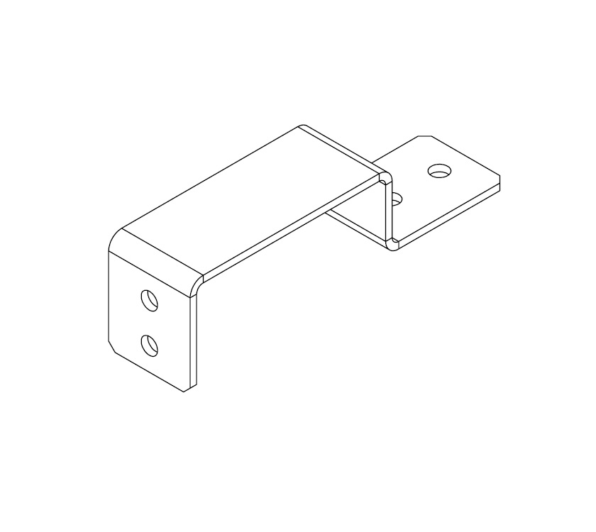 AH2 21mm Timber Slat Support Bracket