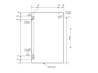 PX1 Kitchen R/H Cupboard Door 570x358x15mm (A04)
