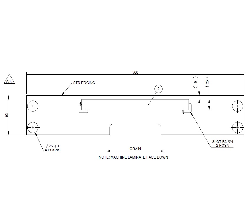 AG1 Kitchen Oven Footer Panel