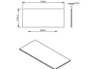 PXR Kitchen Drawer Base - 658x291x15mm
