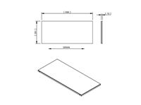 PXR Kitchen Drawer Base - 658x291x15mm