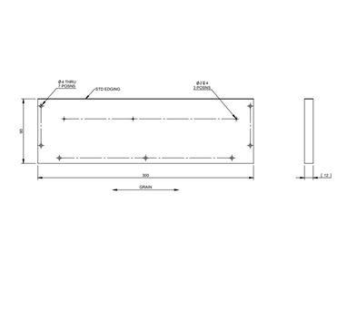 PXR STD Kitchen Drawer R/H Side