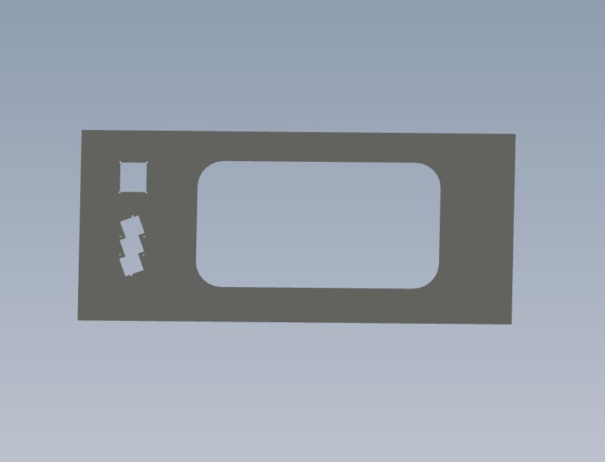 AH3 STD L/H Plug Cutout Kitchen Splashback (C01)