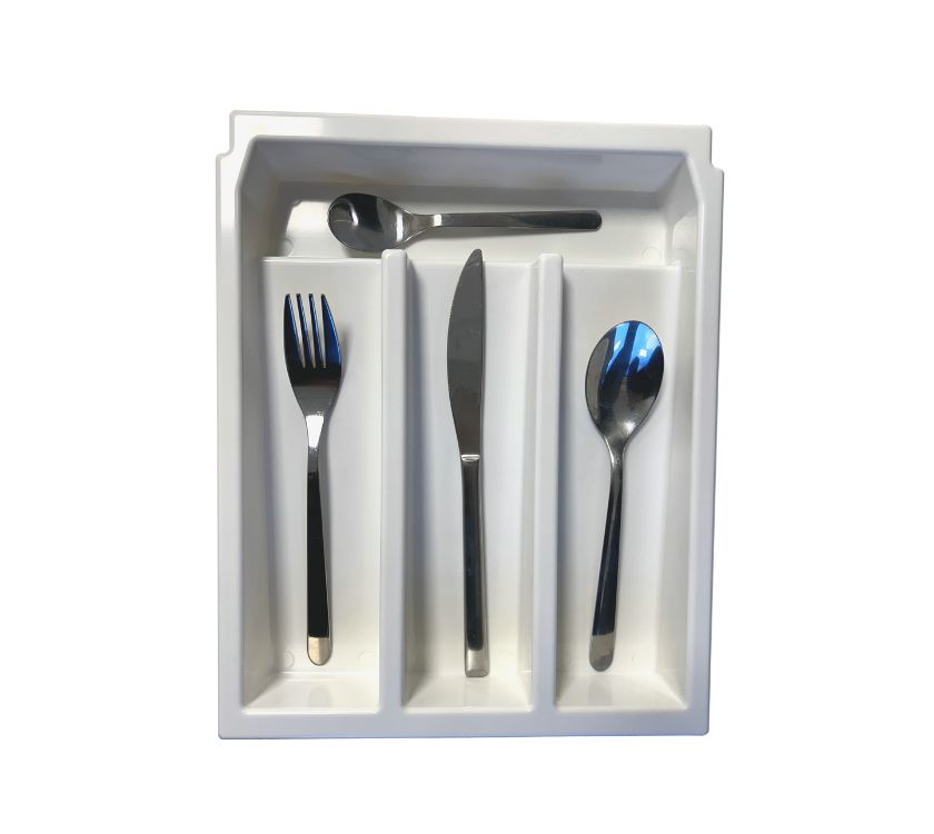 Cutlery Tray for Bailey Caravans and Motorhomes 301mm x 244mm x 40mm White