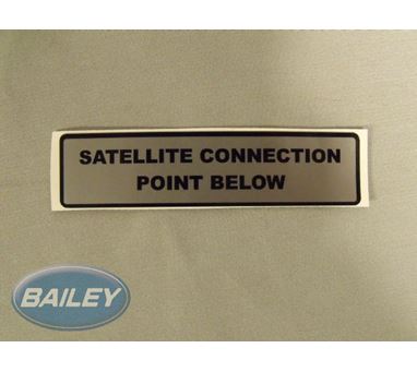 Satellite Connection Sticker (Silver).