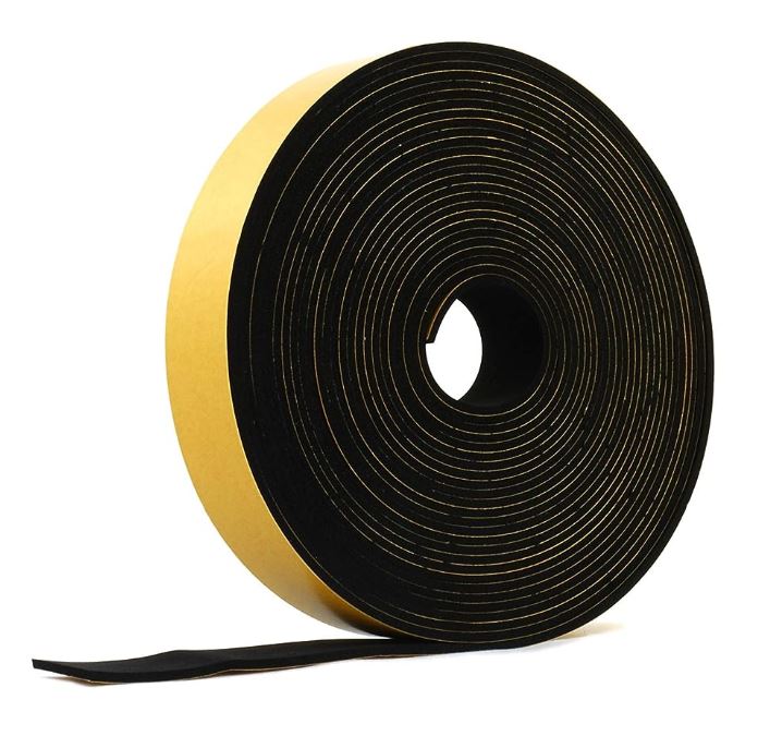 Neoprene Rubber Strip 30mm wide x 5mm thick x10m long roll