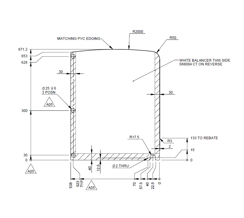 Read more about PX1 440 640 644 Sideboard Unit Worktop product image