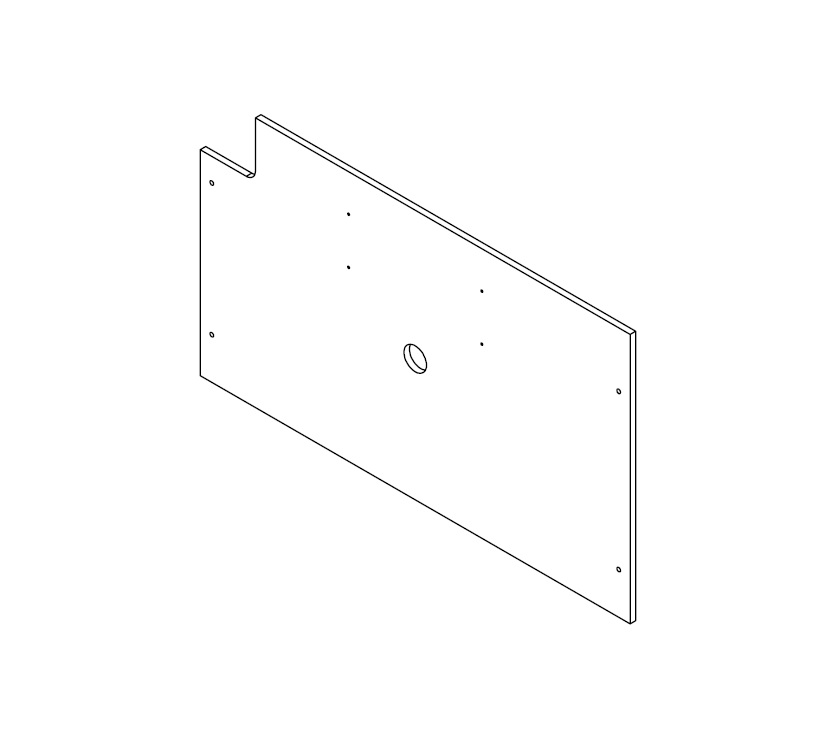 Read more about PX1 420 Fridge Top Locker Infill Panel product image