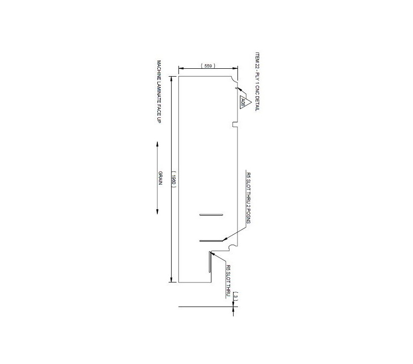 Read more about PS6 Mes Pal Bol Tur Fridge Unit R/H Cheek product image