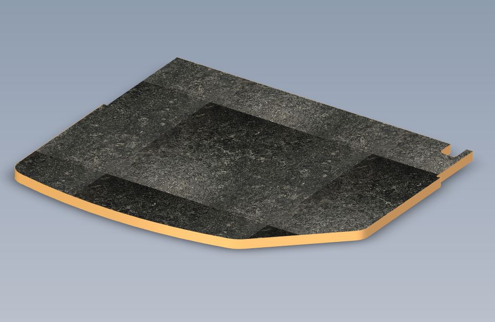 Read more about PX1 642 650 Fridge & Sideboard Unit Worktop (A06) product image