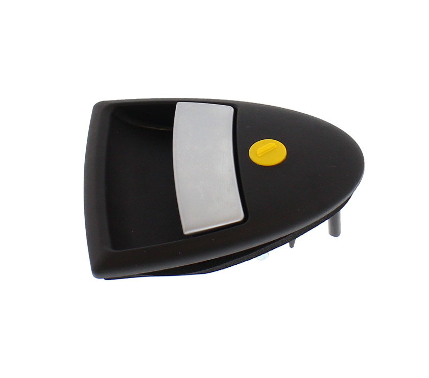 HSC Hartal Black Outer Exterior Door Lock (FW)