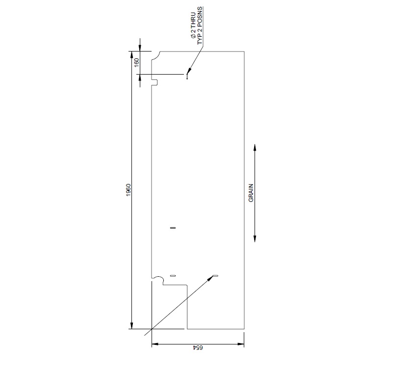 AG1 Sintra Fridge Unit L/H Full Height Cheek