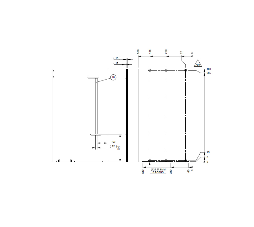 Read more about DY1 D4-2 Fridge Unit L/H End Panel product image