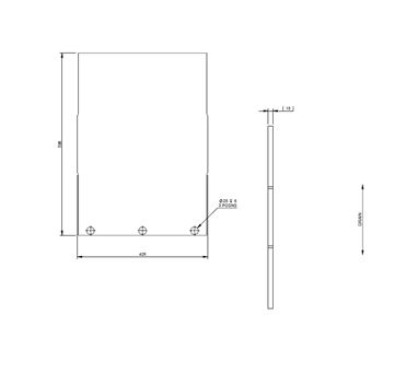 AH3 74-4 74-2 FRIDGE UNIT UPPER SHELF