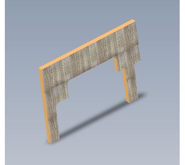 UN5 STD KITCHEN SLIMLINE FRIDGE PDU PANEL