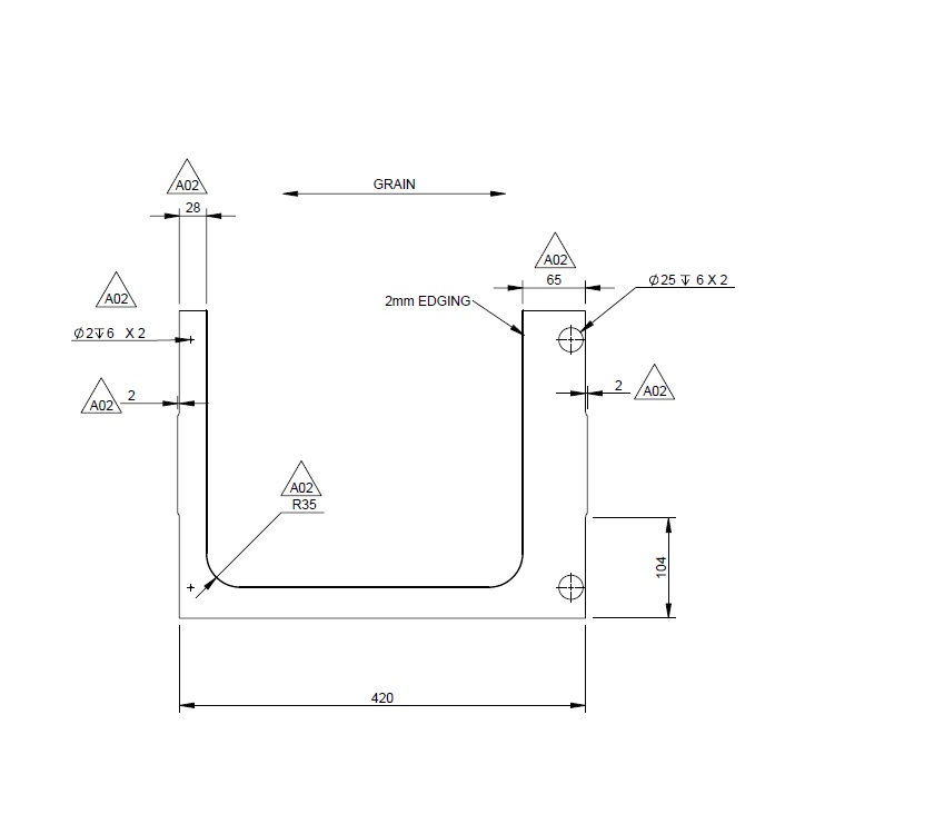 Read more about AG2 DOM SERIES 10 RML 10.4 LOWER DOOR FRAME product image