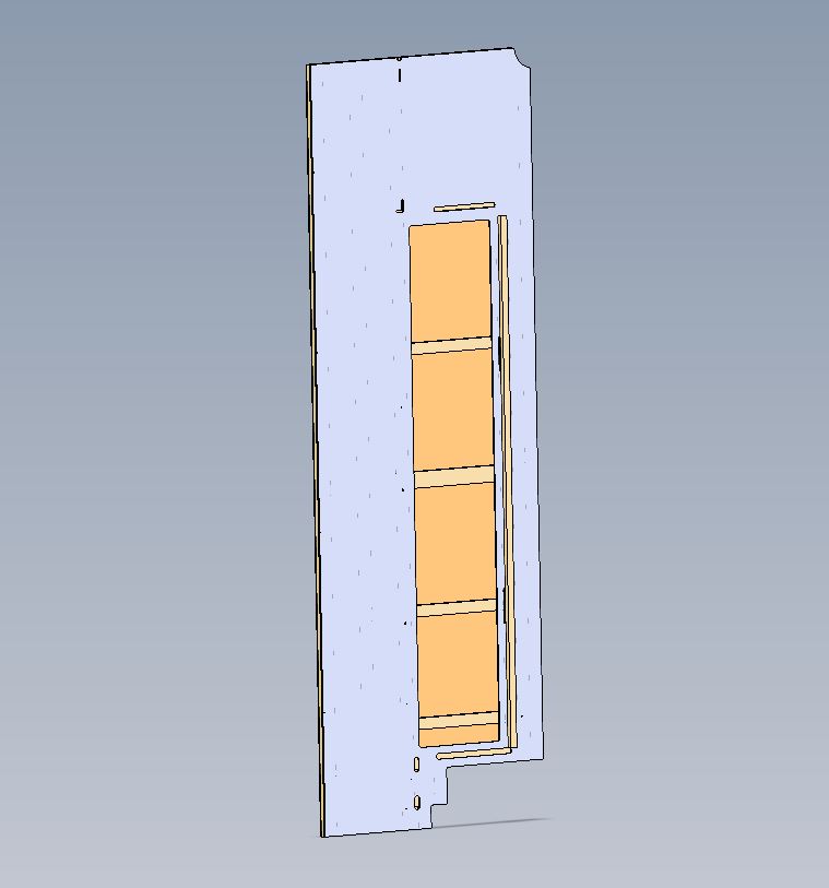 EV1 75-4 Fridge L/H Cheek