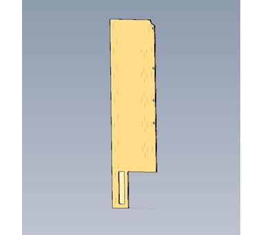 AH3 69-2 FRIDGE UNIT R/H CHEEK