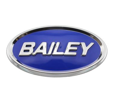 Self Adhesive 3D Plastic Bailey Oval 90x48mm