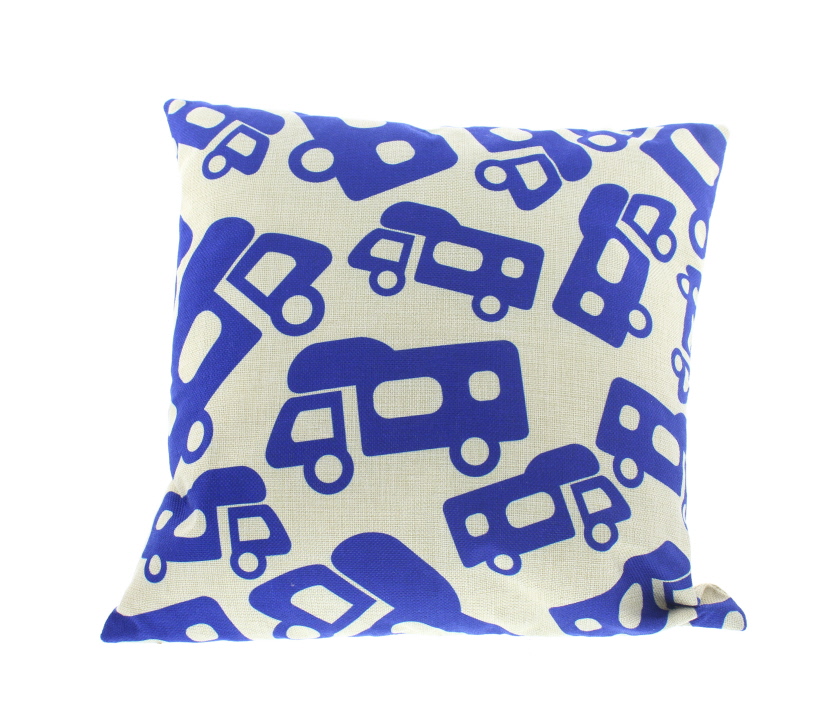 PRIMA Motorhome Pattern Scatter Cushion 40x40cm